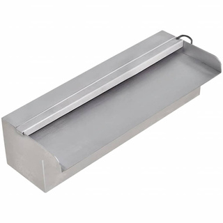 vidaXL Fontanna/wodospad do basenu, 30 cm, z oświetleniem LED