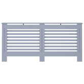 Osłona na kaloryfer, antracytowa, 172x19x81,5 cm, MDF