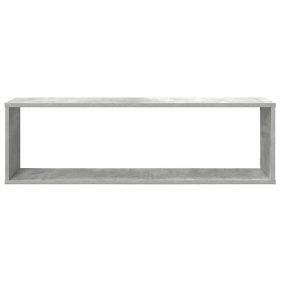 vidaXL Półki ścienne kostki, 4 szt., szarość betonu, 100x15x30 cm