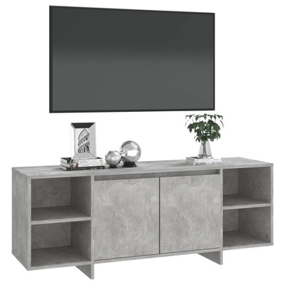 vidaXL Szafka pod TV, szarość betonu, 130x35x50 cm
