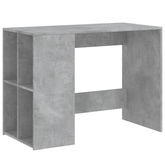 vidaXL Biurko, szarość betonu, 102x50x75 cm, materiał drewnopochodny