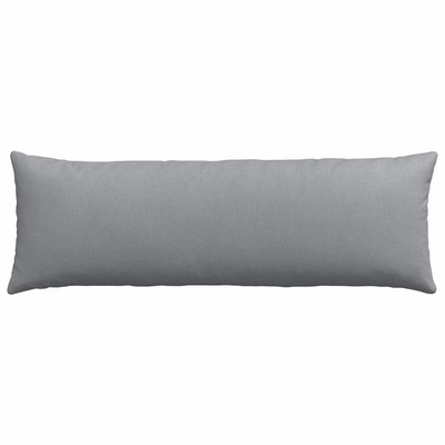 Poduszki na sofę 2 pcs Jasnoszary 120 x 40 cm tkanina
