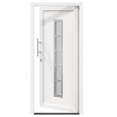 Drzwi Frontowe 98 x 208 cm PVC Biały