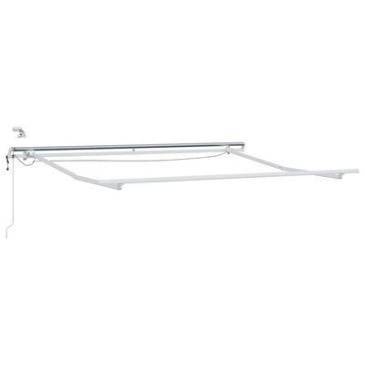 Rama markizy Biały 3 x 2,5 m Aluminium