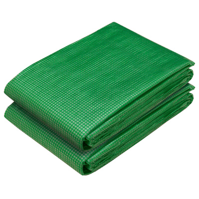 Plandeka z oczkami 2 szt. zielony 4 x 3 m 260 gsm PE