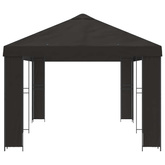 Altana ogrodowa 6 x 3 m antracytowy Poliester i Stal 190