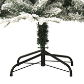 Sztuczna choinka pokryta śniegiem, zielona, 150 cm, PVC i PE