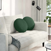 Poduszki na siedziska 2 pcs Ciemna zieleń ? 40 cm