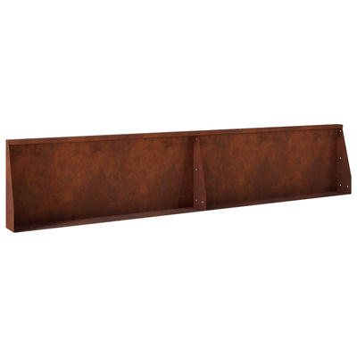 Mur oporowy 6 szt. 200 x 100 x 30 cm Stal kortenowska Rdzawy