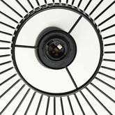 Nowoczesna Lampa Wisząca 70cm Kapelusz Abruzzo Petti