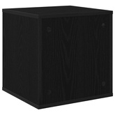 Pudełko na albumy winylowe Czarny dąb 37 x 36,5 x 38 cm