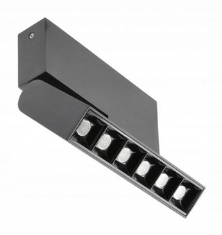 Oprawa natynkowa Led 8W b.Neutralna czarny GSIERRA