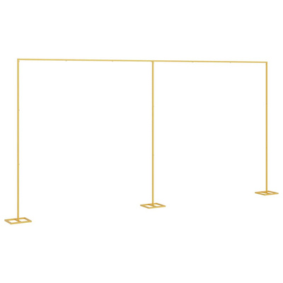 Łuk Ślubny złoty 657 x 35 x 300 cm Stal