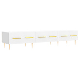 vidaXL Szafka pod TV, biała, 150x36x30 cm, materiał drewnopochodny