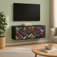 Szafka na telewizor montowana na ścianie OMMEN 102 x 33 x 40 cm
