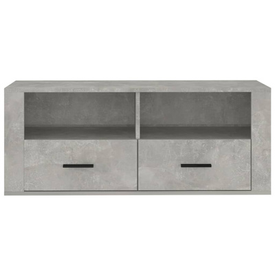 Szafka pod TV, szarość betonu, 100x35x40 cm vidaXL