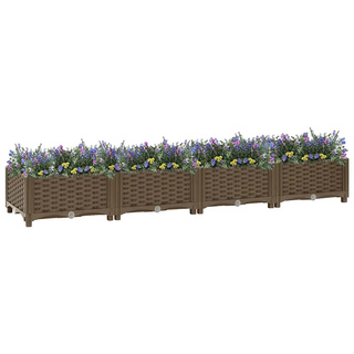 vidaXL Donica do podniesionej rabaty, 160x40x23 cm, polipropylen