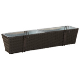 Balustrada 2 pcs 80 x 17 x 17 cm Metal