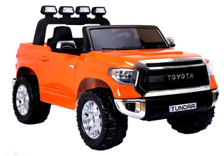 Auto na Akumulator Toyota Tundra Dla Dzieci Światła LED MP3 Pomarańczowa