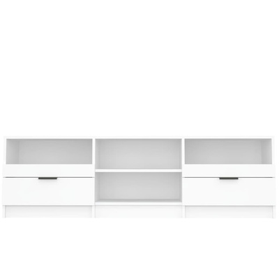 vidaXL Szafka pod TV, biała, 150x33,5x45 cm, materiał drewnopochodny