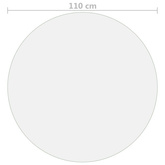 Mata ochronna na stół, przezroczysta, ? 110 cm, 2 mm, PVC