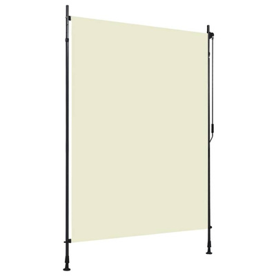 vidaXL Roleta zewnętrzna, 150x270 cm, kremowa