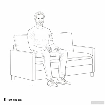 Sofa zielony 156 x 81 x 87,5 cm Poliester