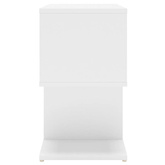vidaXL Szafka nocna, biała, 50x30x51,5 cm, materiał drewnopochodny