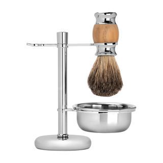 Barberski zestaw do golenia taras H-07 chrom  137388