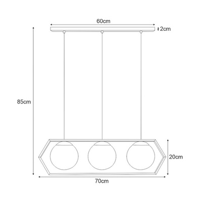 Lampa wisząca K-4788 z serii FAVO