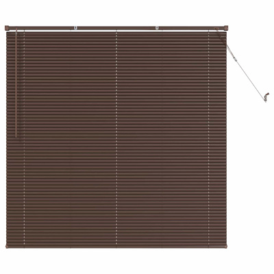 Żaluzja wenecka Ciemnobrązowy ze wzorem 150 x 130 cm 25 mm PVC