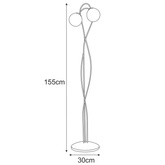 Lampa podłogowa K-5353 z serii NELA
