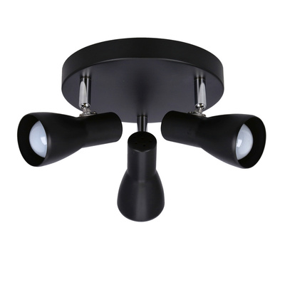 Lampa sufitowa plafon czarny mat regulowany Picardo 98-50793