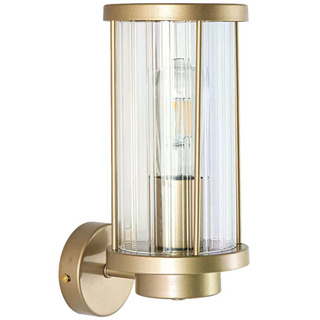 Kinkiet zewnętrzny Złoty ze Szkła IP44 Abruzzo Ivo E27