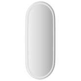 vidaXL Lustro łazienkowe z LED, 100x45 cm, owalne