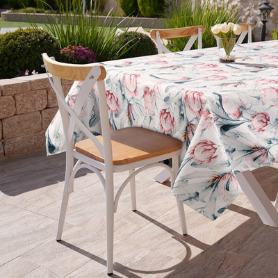 Obrus Garden biały 140x220