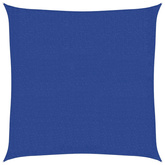 Żagiel przeciwsłoneczny, 160 g/m?, niebieski, 2x2 m, HDPE