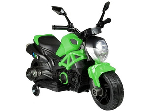 Motor na Akumulator Motocykl Dla Dzieci GTM1188 Światło LED Zielony
