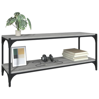 vidaXL Szafka pod TV, szary dąb sonoma, 100x33x41 cm