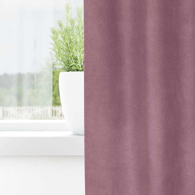 Zasłony zaciemniające 2 pcs Ciemny Róż 140 x 140 cm Aksamit