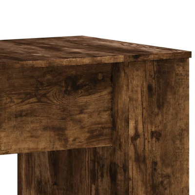 vidaXL Biurko, przydymiony dąb, 140x50x75 cm, materiał drewnopochodny wariant 5