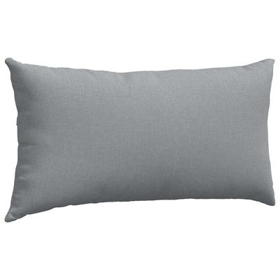 Poduszki na sofę 2 pcs Jasnoszary 80 x 40 cm tkanina