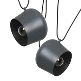 Nowoczesna Lampa Wisząca ?30cm Czarna Abruzzo Rittoro Uno