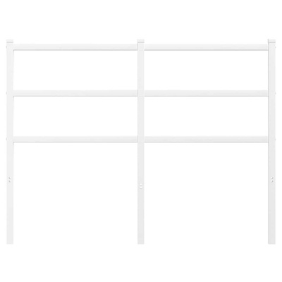 Metalowe wymienne wezgłowie, białe, 120 cm