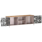 vidaXL Szafka pod TV, 120x30x40 cm, surowe drewno mango