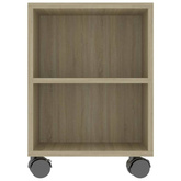 vidaXL Szafka pod TV, dąb sonoma, 120x35x48 cm materiał drewnopochodny