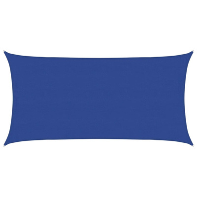 Żagiel przeciwsłoneczny, 160 g/m?, niebieski, 4x7 m, HDPE