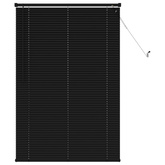Żaluzja wenecka Czarny 150 x 100 cm 25 mm PVC