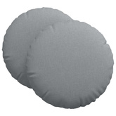 Poduszki na siedziska 2 pcs Jasnoszary ?80 x 29 cm tkanina