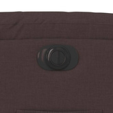 vidaXL Podnoszony fotel masujący, elektryczny, rozkładany, brązowy